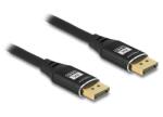 Delock DisplayPort kábel 8K 60 Hz 1 m fekete fém (80620) (80620) (80620)