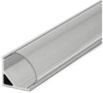 Phenom Falon kívüli alumínium íves sarok led profil sín 1m (búra nélkül) 41012A1 (41012A1)