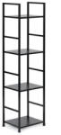 Intenso univerzális tároló polc - 29 x 112 cm (fekete)