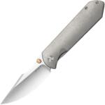 Kizer Harpoon Fold Elmax&Flat Brushed& Stonewash, Ti handle Ki4784A1