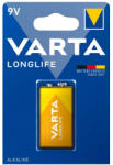 VARTA LONGLIFE Alkaline 6LR61 4122 tartós 9V elem (Varta-Longlife-6LR61-4122)