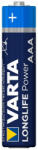 VARTA LONGLIFE Power Alkaline LR03/4 4903 1, 5V tartós AAA mikro elem (Varta-LONGLIFE-Power-LR03-4-4903)