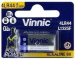 Vinnic 4LR44 A544 Alkaline 6V elektromos kutyanyakörv elem (VINNIC-4LR44)
