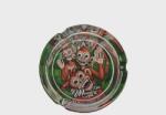  Monkey King üveg hamutartó - Integető vidám majmok mintával Ø 10 cm (A-133014-2)