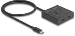 Delock USB 10 Gbps USB Type-C kapcsoló fekete (18911) (Delock18911) (Delock18911)