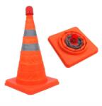 Autolife Bója, összecsukható, narancssárga, 48 cm, LED-es, Autolife 1636