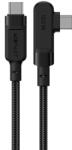 ACEFAST C5-03 90° USB-C - USB-C PD gyorstöltő kábel 100W, 2 m - Fekete