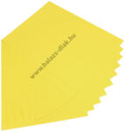  Tónuspapír, 50x70cm, 10 levél citromsárga (408039)