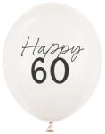 Partydeco Szám, Számos lufi 11" 28cm 6db 60-as lufi, Happy 60 (LUFI978888)