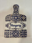  Hungary kék-fehér kerámia hűtőmágnes (639671)