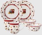 Villeroy & Boch V&B Toy's Delight Anniversary reggeliző szett 2személyes 6részes, Kisvonat (14-8585-7288)