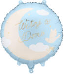  Witaj w domu fólia léggömb kék, 35x35 cm, dekoráció (FB349-001J)