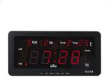 Caixing Electronic Ceas digital LED rosu, afisaj 12h, calendar si temperatura, Caixing (VOLT2158R)
