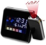 ProCart Ceas de birou, proiector cu LED reglabil, ecran LCD, alarma, data, statie meteo de interior (594196)