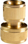 TopGarden Накрайник за маркуч 3/4" със стопер месингов tg