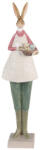 Clayre & Eef Figurina Iepuras Paste Girl polirasina 9x7x36 cm (6PR3610)