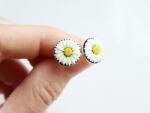 Atellier Wearable Art Cercei Daisy Dream pe suport din argint - cercei argint