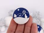 Atellier Wearable Art Broșă White Dream - Model 3