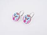 Atellier Wearable Art Cercei Playful Owls pe suport din argint - Argint placat cu rodiu