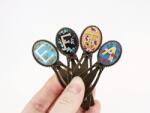Atellier Wearable Art Semn de carte vintage, personalizat cu monogramă