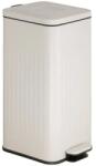 5five Cos Gunoi Nova Creme, metal, cu pedala, 35 x D. 27 x H. 58 cm Cos de gunoi