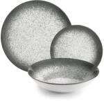 Ibili Set vesela Ibili Loira, portelan, 12 piese, alb gri (IB-693570) Serviciu de masa