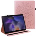  Tree PU bőr pénztárca tok tablethez Samsung Galaxy Tab A8 10.5 (2021) - rózsa arany (101239862C)