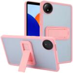  Skiny zselés tok fix hátlappal és flip állvánnyal Xiaomi Redmi Pad SE 8.7-hez - rózsaszínű (6602008198A)