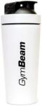 GymBeam Shaker Steel White, 750 ml