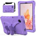  Gyerekek Pillangó EVA tartós tok pánttal Xiaomi Redmi Pad SE 8.7 tablethez - lila (6602007517B)