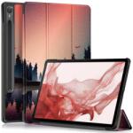  Nyomtatás intelligens záró tok Samsung Galaxy Tab S9/Tab S10 - erdei színű (660203793E)