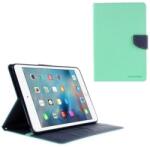  Goos PU bőr tok iPad mini 4 készülékhez - cián színű (10110338D)