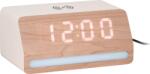 Karlsson Ceas deșteptător retro LED, cu încărcare inductivă, alb (KA6078WH)