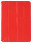  Origami összehajtható PU bőr pénztárca tok iPad Air (2020)/Air (2022) tablethez - piros (101124388B)
