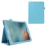  Litch PU bőr tok állvány funkcióval iPad Pro 9.7 készülékhez - világoskék színben (10112270G)