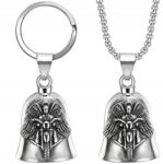  Motorkerékpár Bell kulcstartó nyaklánc medál 2 db