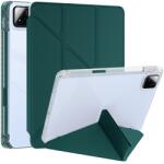  Origami intelligens pozicionáló tok Xiaomi Pad 7/7 Pro táblagéphez - sötétzöld (6602007876B)