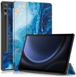  Nyomtatás intelligens záró tok Samsung Galaxy Tab S9 FE+ - tengeri hullámok (660204456C)