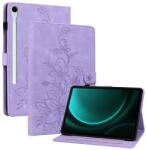  Virágok záró tok Samsung Galaxy Tab S11 készülékhez - lila (6602010029D)