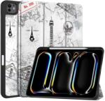  Patte Zárható tok iPad Pro 13 (2024) - Eiffel-torony (660206134A)