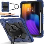  Strapabíró huzat kézi tartóval és vállpánttal Xiaomi Pad 7/7 Pro készülékhez - sötétkék/fekete (6602008137A)