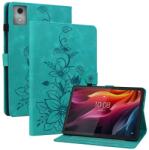  Virágok záró tok Lenovo Tab K11 Plushoz - teal színű (6602007023C)