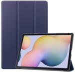  Állítható PU bőr táblagép tok Samsung Galaxy Tab S7 Plus - tengerészkék (101228803B)