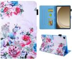  Stílusos, intelligens, záródó tok Samsung Galaxy Tab A11+/Tab A9+ - virágok (660204793M)
