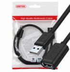 Unitek Y-C450GBK USB 2.0 hosszabbító kábel, AM-AF, 2m, fekete (Y-C450GBK)