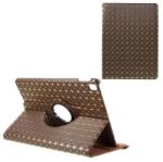  Átlós PU bőr tok pozicionálással iPad Pro 9.7 készülékhez - barna (10111794E)