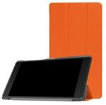  Háromrétegű állítható PU bőr tok Lenovo Tab 7 Essential (2017) - narancssárga (101801634F)