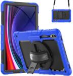  Rúgásálló borítás kézi fogantyúval Samsung Galaxy Tab S9 Ultra/Tab S10 Ultra - kék (660204120F)