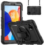  Strapabíró borító kéztartóval és vállpánttal Xiaomi Redmi Pad SE 8.7 - fekete (6602007567F)