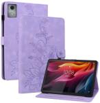  Virágok záró tok Lenovo Tab K11 Plushoz - lila (6602007023D)